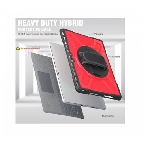 Funda Teknet para Microsoft Surface Pro 8  Uso Rudo 13 pulg