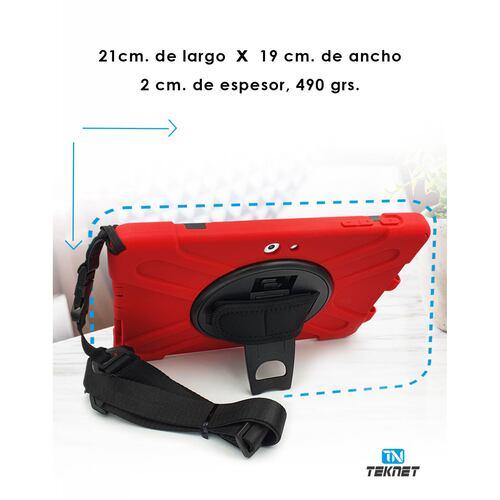 Funda Teknet para Microsoft Surface Go 4 105 Uso Rudo