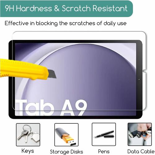 Teknet Mica Cristal para Samsung Galaxy Tab A9 87  Pulg  X110