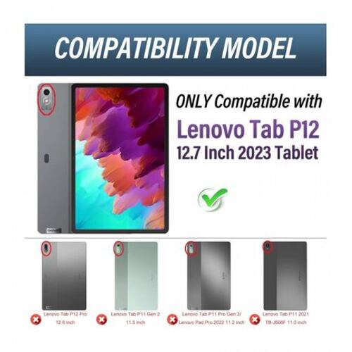 Funda Teclado TouchPad Para Lenovo Tab P12 de 127 TB370FU