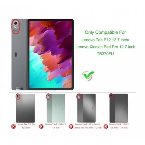 Funda Case correa para Lenovo Tab P12 127 Pulg  Resistente EVA