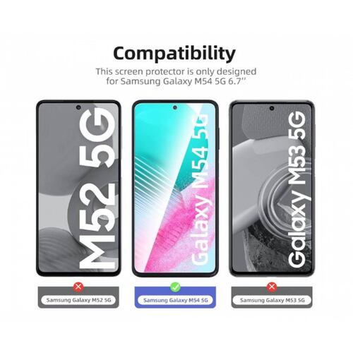 Protector Cristal Templado para Samsung Galaxy M54 5G