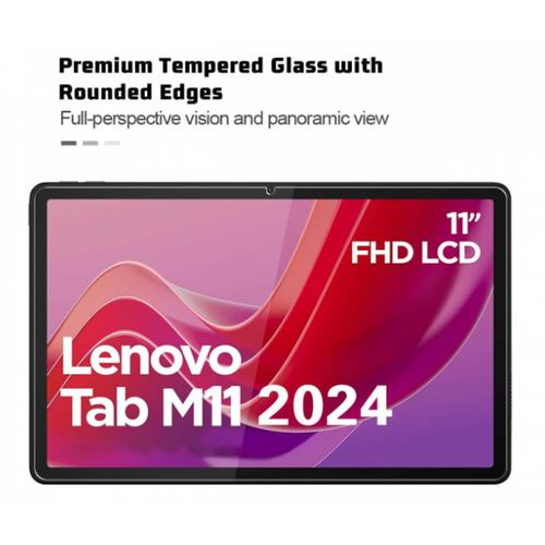 Teknet Mica Cristal para Lenovo Tab M11 TB330 de 11 pulgadas