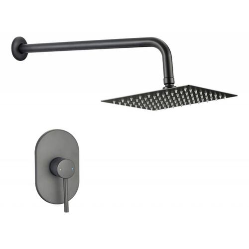 CNX Kit de Regadera Negra Mutliposición con Mezcladora 