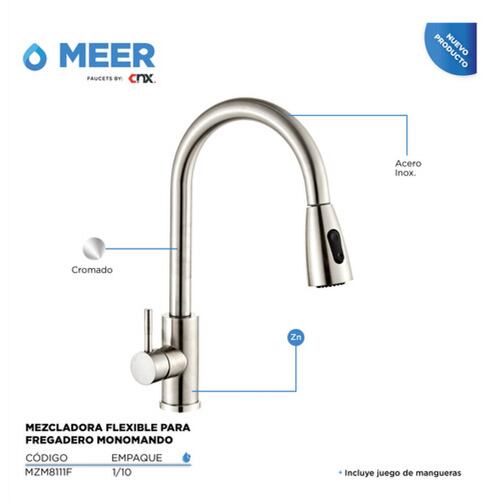 Fregadero De Cocina Con Mezcladora De Acero Inox + Regalo