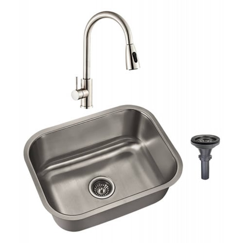 Fregadero De Cocina De Acero Inox Con Mezcladora Retráctil