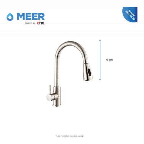 Fregadero De Cocina De Acero Inox Con Mezcladora Retráctil