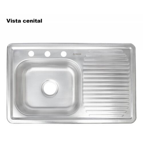 Kit de Tarja con Mezcladora Multifuncional de Acero Inoxidable – Incluye Tabla para Cortar y Escurridero de Regalo
