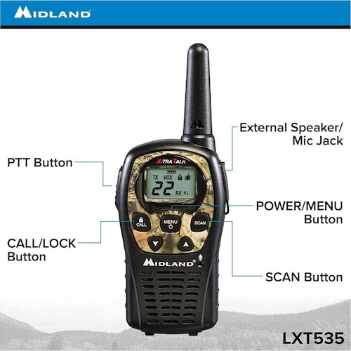 Radios 2 Vias Midland T75vp3 61km (38 Millas).