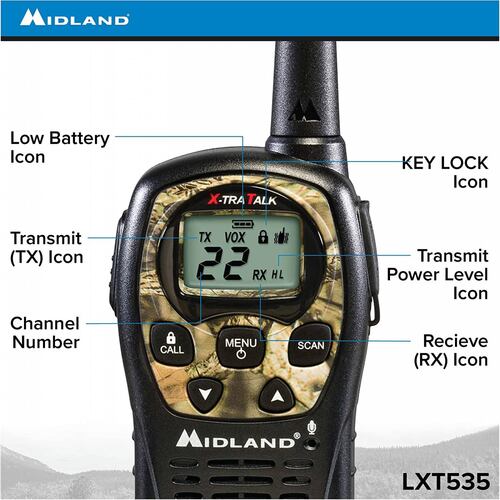 Radios 2 Vias Midland T75vp3 61km (38 Millas).