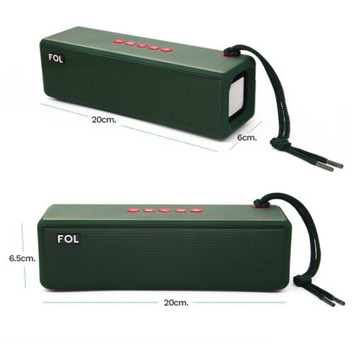 FOL Bocina Bluetooth FS-271BT Diseño Portátil Micrófono Integrado