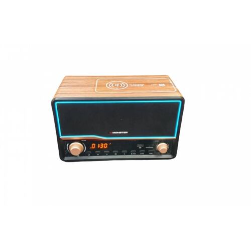 Speaker and Clock Radio   Monster Decora Bluetootho