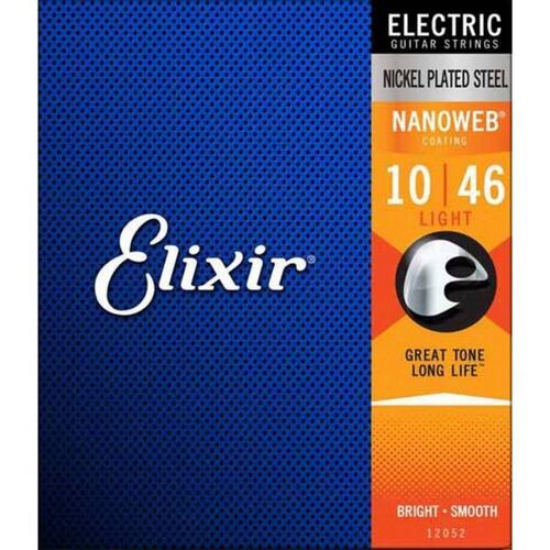 Cuerdas Elixir 12052 Polyweb Guitarra Eléctrica 10-46 