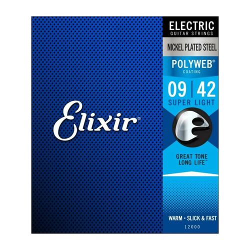 Juego de Cuerdas para Guitarra Eléctrica 12000 ELIXIR 