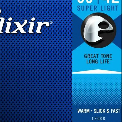Juego de Cuerdas para Guitarra Eléctrica 12000 ELIXIR 