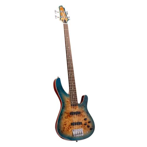 Bajo Eléctrico de 4 Cuerdas con Case Serie Unique BASS MASTER IV-BL BABILON 