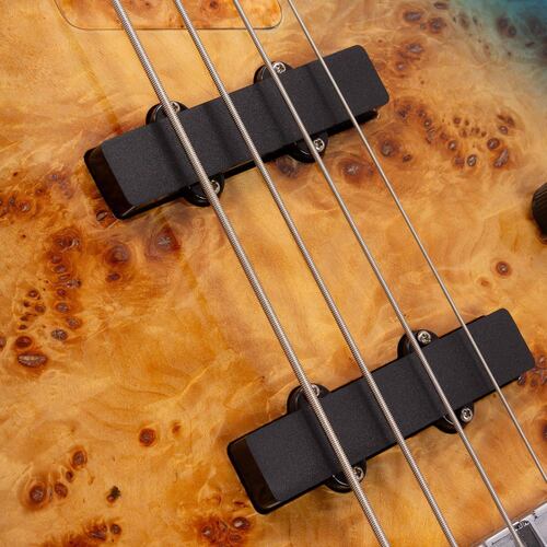 Bajo Eléctrico de 4 Cuerdas con Case Serie Unique BASS MASTER IV-BL BABILON 