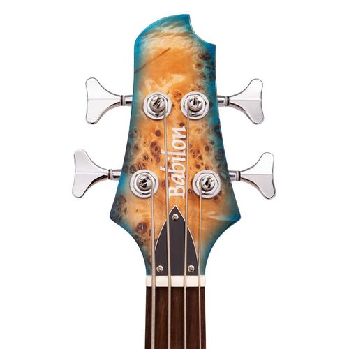 Bajo Eléctrico de 4 Cuerdas con Case Serie Unique BASS MASTER IV-BL BABILON 