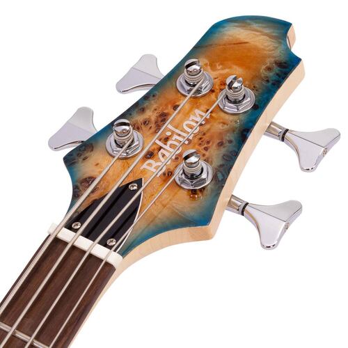 Bajo Eléctrico de 4 Cuerdas con Case Serie Unique BASS MASTER IV-BL BABILON 