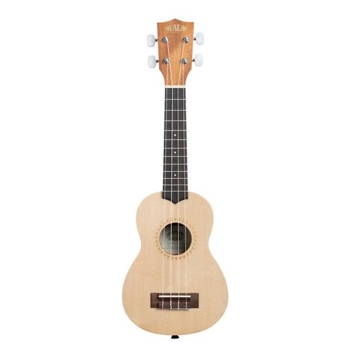 Ukulele Soprano de Caoba Satinado con Tapa de Abeto KA-15S-S KALA 