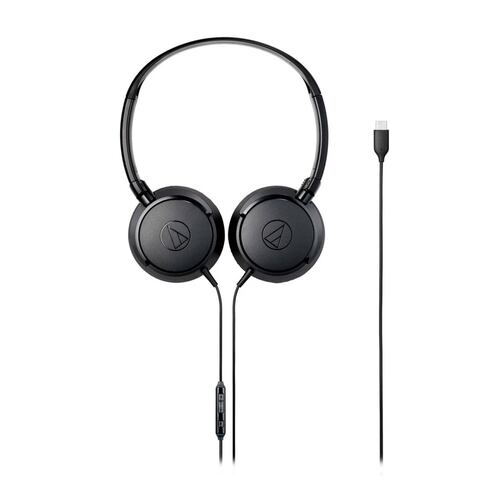 Audífonos On-Ear con Conector USB-C ATH-S120C-BK AUDIO TECHNICA 