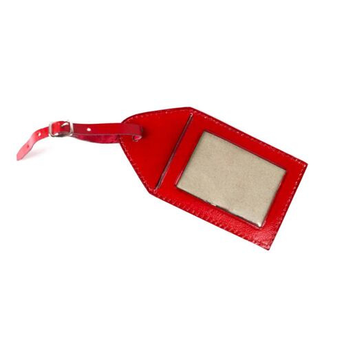 Accesorio Identificador De Maleta Piel Rojo Miguel Petacas  