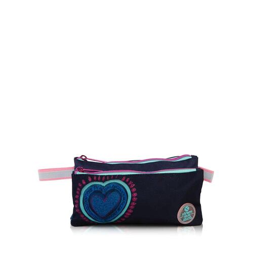 Lapicera Xtrem Trinity 009 Hearts Blue Azul  