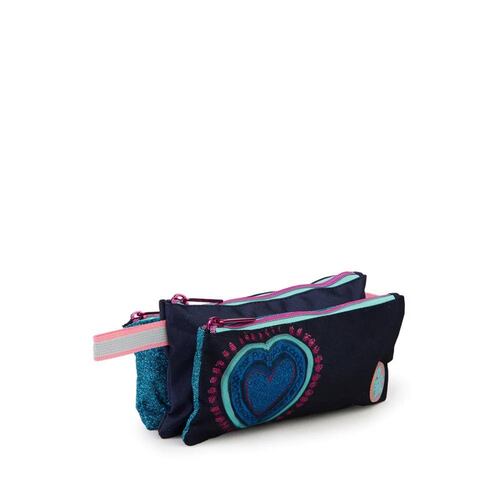 Lapicera Xtrem Trinity 009 Hearts Blue Azul  