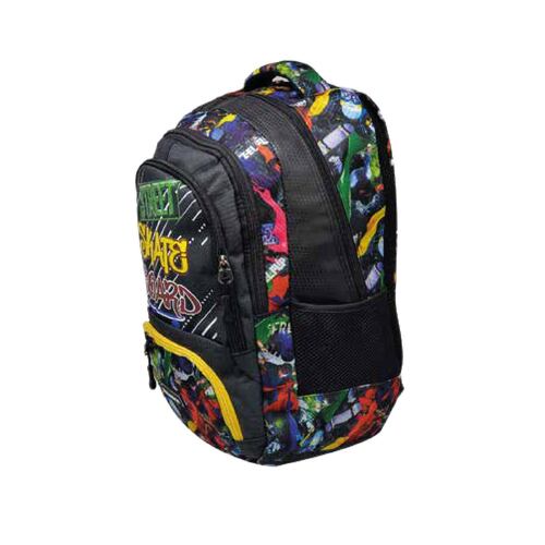 MOCHILA ESCOLAR TRAVEL REPUBLIC SKATE BOARD TR001-3 AMARILLO 