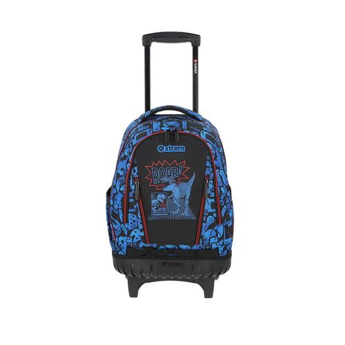 Mochila Xtrem Cross Blue Dino Azul  