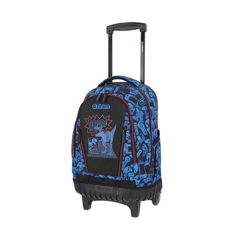 Mochila Xtrem Cross Blue Dino Azul  