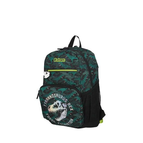 Mochila Xtrem Bolt Green Dino Verde  