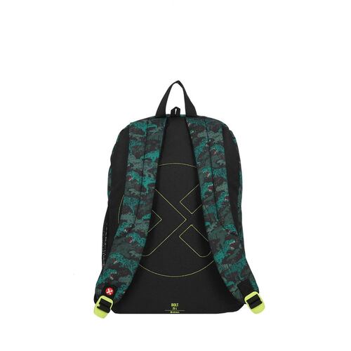 Mochila Xtrem Bolt Green Dino Verde  