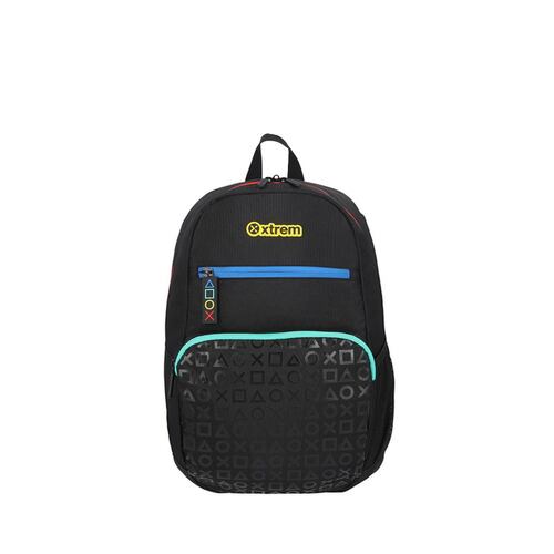 Mochila Xtrem Bolt Videogame Negra  