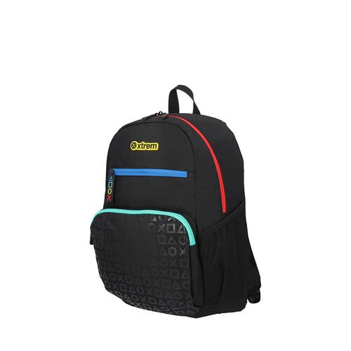 Mochila Xtrem Bolt Videogame Negra  
