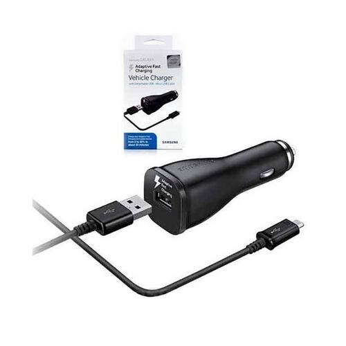 Cargador de Auto SAMSUNG AFC Micro USB 2A Universal Plug in BLISTER 