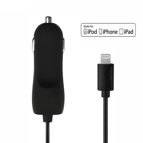 Cargador Auto Plug In Lightning MFI 2.4A certificado MFI por Apple - AVIVO 