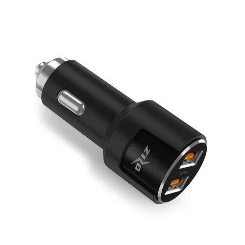 Cargador Auto Plug In doble USB ZIZO F5 Quickcharge 3.0 SIN CABLE 