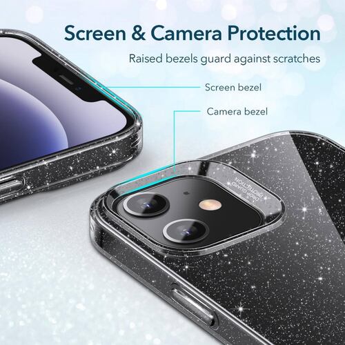 Funda ESR Shimmer case para iPhone 12 MINI Brillos 
