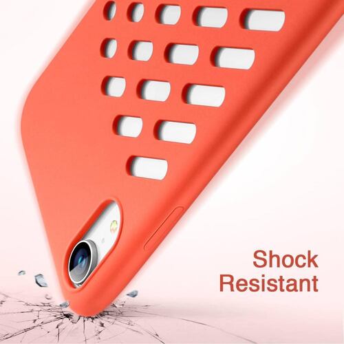 Funda ESR Yippee Crocs para iPhone XR Coral 