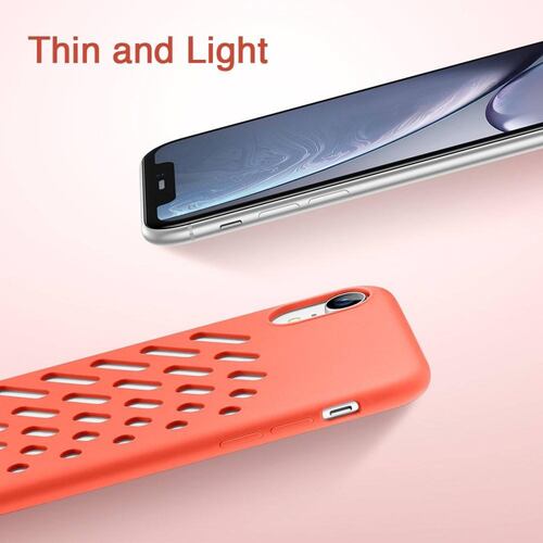 Funda ESR Yippee Crocs para iPhone XR Coral 
