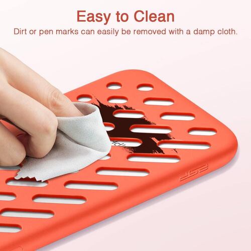 Funda ESR Yippee Crocs para iPhone XR Coral 