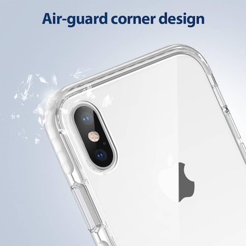 Funda ESR Air Guard para iPhone Xs MAX Transparente Blanco 