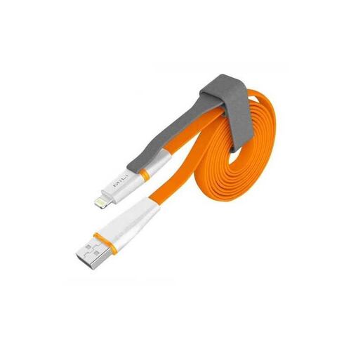Cable Datos MILI 2 en 1 Lightning Micro USB Universal NARANJA certificado por Apple 