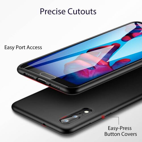 Funda ESR Liquid Shield para Huawei P20 Negra 