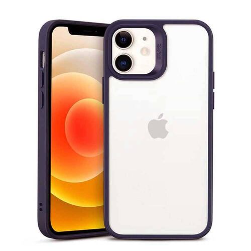 Funda ESR Hybrid case para iPhone 12 MINI - Transparente borde Negro 