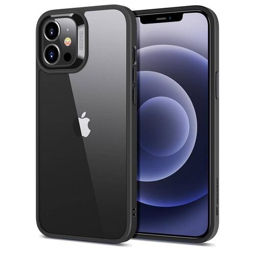 Funda ESR Hybrid case para iPhone 12 MINI - Transparente borde Negro 