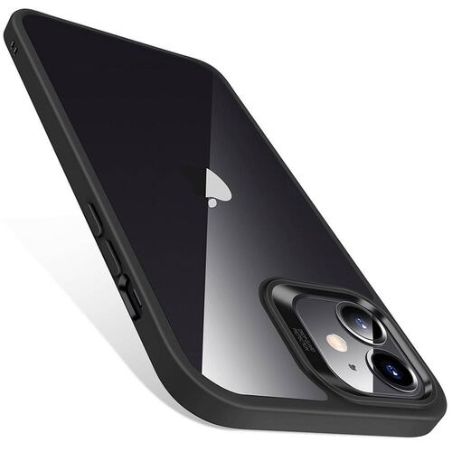 Funda ESR Hybrid case para iPhone 12 MINI - Transparente borde Negro 
