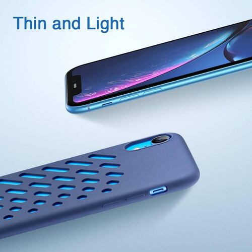 Funda ESR Yippee Crocs para iPhone XR Azul 