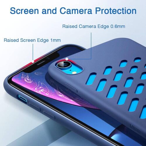 Funda ESR Yippee Crocs para iPhone XR Azul 